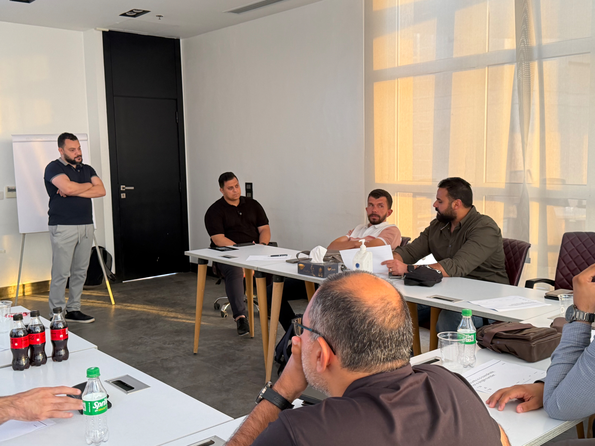 FasTrack Academy Round 1 — facilitator leading the room